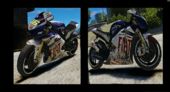 Valentino Rossi Yamaha M1 2010 FIAT Paintjob & Leather