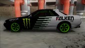 Nissan Skyline R32 Drift Monster Energy Falken