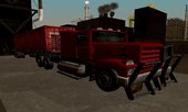 Red Trailer Container HD