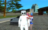GTA Online Skin Ramdon Marshmello