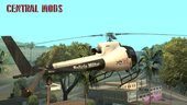 Helicóptero Esquilo Modelo H350 BA - PMESP (Pintura Antiga nova)
