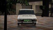 1970 Year's Renault 12 Turkish Police Car