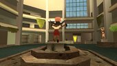 Wrestling Statue