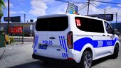 Ford Transit Custom 2025 Polis Aracı