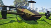 XPeng AeroHT Voyager X2 - eVTOL: Leteci Taksi – Vojska Srbije | Serbian Flying Taxi: Army of Serbia CAMO [ADD-ON | HQ]