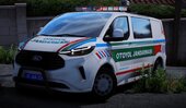 Ford Transit Custom 2024 OTOYOL JANDARMASI + MEDAR MTS