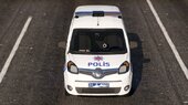 Renault Kangoo 2 Polis Asayiş Boyali Tampon [Kaplama]