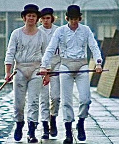 Alex DeLarge (Malcolm McDowell) from A Clockwork Orange