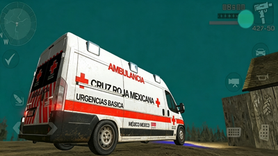 2013 Peugeot Boxer Ambulancia Cruz Roja Mexicana (DFF Only)