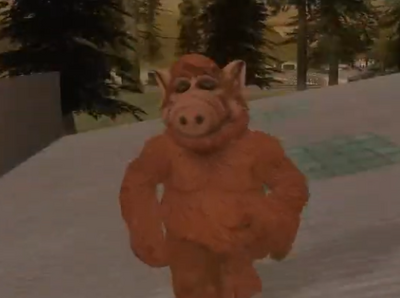 Skin ALF El Extraterrestre (Alien Life Form) from T.V Show.