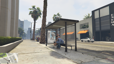 Messi & Ronaldo Bus Stop Posters