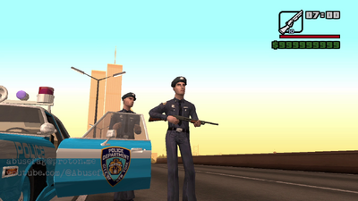 Dodge Monaco 1974 NYPD police car