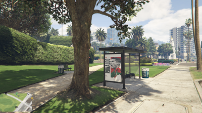 Messi & Ronaldo Bus Stop Posters