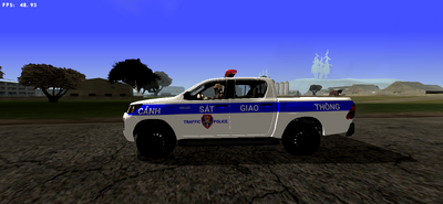 Toyota Hilux Traffic Police V2 For Mobile