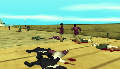 GROVE STREET VS BALLAS ATTACK