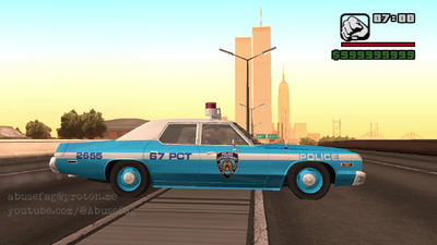 Dodge Monaco 1974 NYPD police car