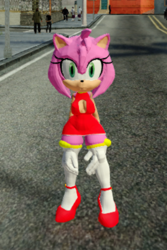 Amy Rose from Sonic The Hedgehog