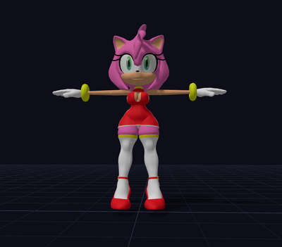 Amy Rose from Sonic The Hedgehog