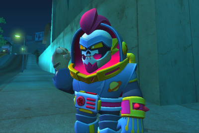 Terrornaut Damian from Brawl Stars